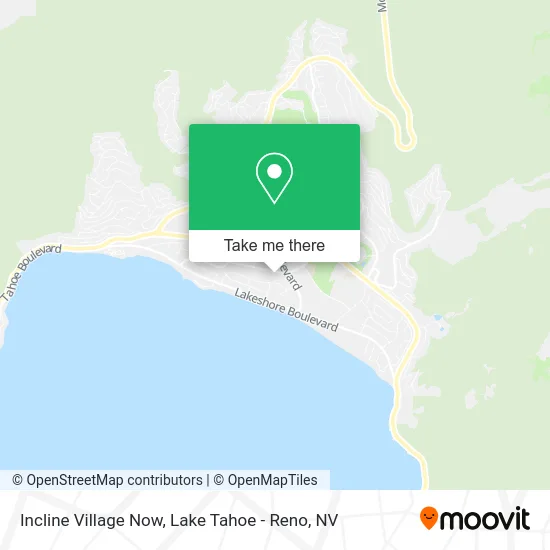 Incline Village Now map
