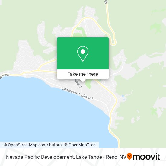 Mapa de Nevada Pacific Developement