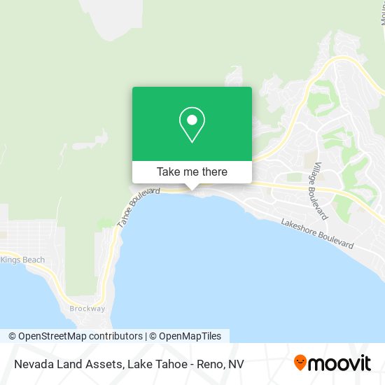 Mapa de Nevada Land Assets