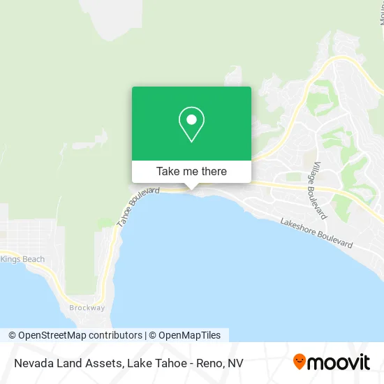 Mapa de Nevada Land Assets