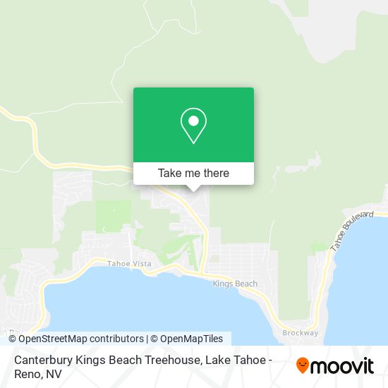 Canterbury Kings Beach Treehouse map