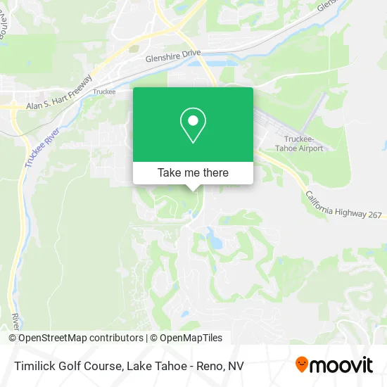 Timilick Golf Course map