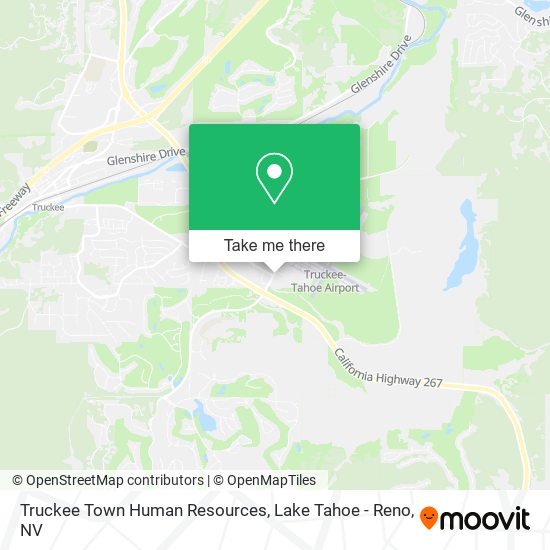 Mapa de Truckee Town Human Resources