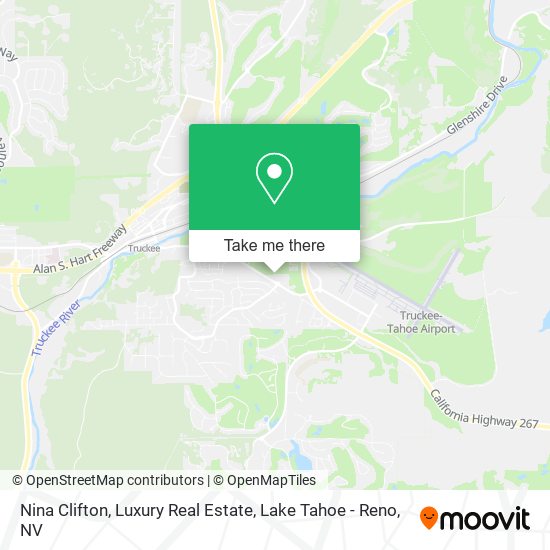 Nina Clifton, Luxury Real Estate map