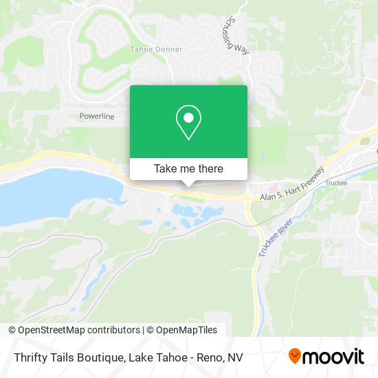 Mapa de Thrifty Tails Boutique