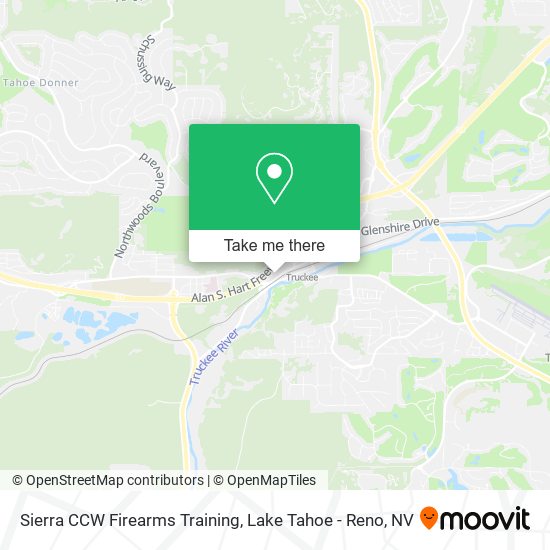 Sierra CCW Firearms Training map