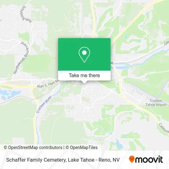 Schaffer Family Cemetery map