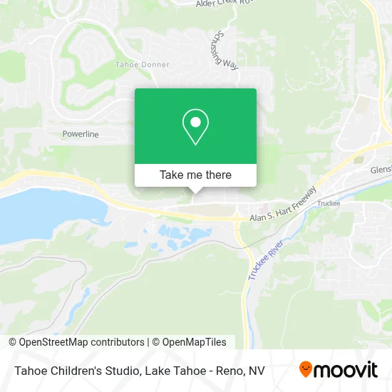 Tahoe Children's Studio map