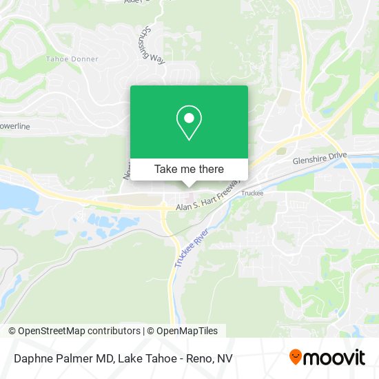 Daphne Palmer MD map