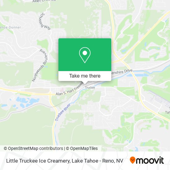 Little Truckee Ice Creamery map