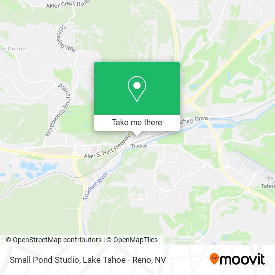 Small Pond Studio map
