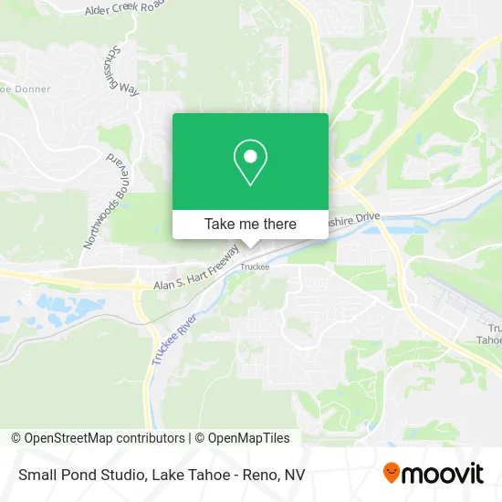 Small Pond Studio map