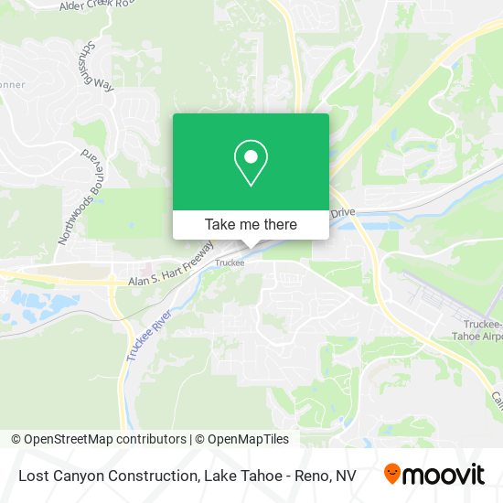 Lost Canyon Construction map