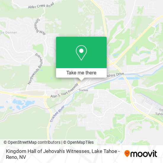 Kingdom Hall of Jehovah's Witnesses map