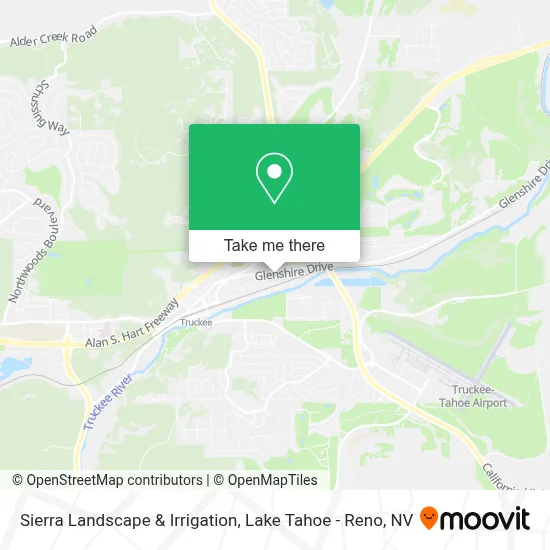 Sierra Landscape & Irrigation map