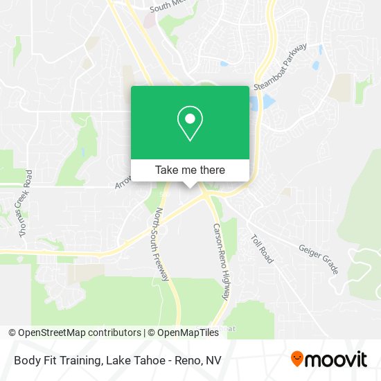 Body Fit Training map