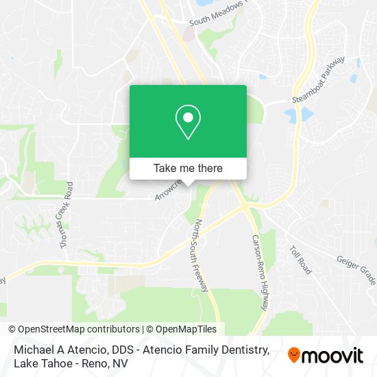 Mapa de Michael A Atencio, DDS - Atencio Family Dentistry