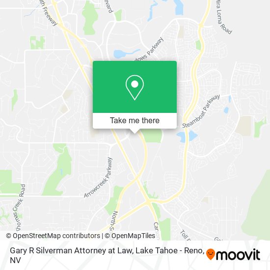 Gary R Silverman Attorney at Law map