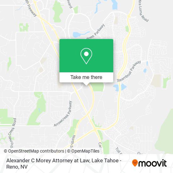 Alexander C Morey Attorney at Law map