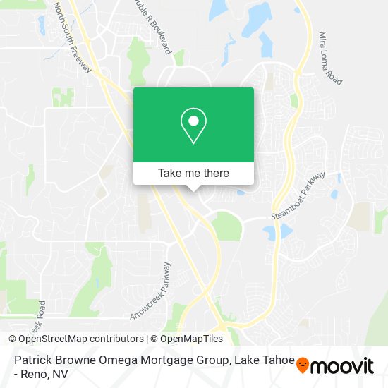 Mapa de Patrick Browne Omega Mortgage Group