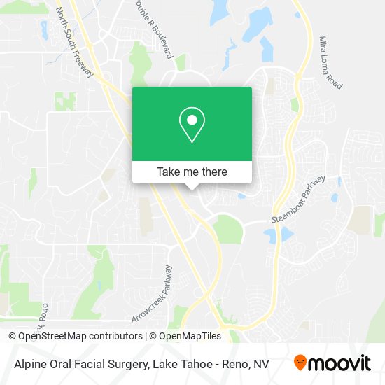 Alpine Oral Facial Surgery map