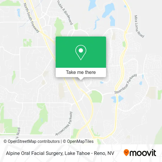 Alpine Oral Facial Surgery map