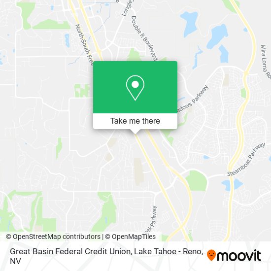 Great Basin Federal Credit Union map