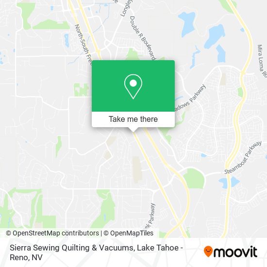 Sierra Sewing Quilting & Vacuums map