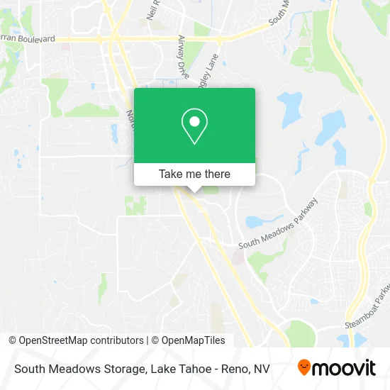 South Meadows Storage map
