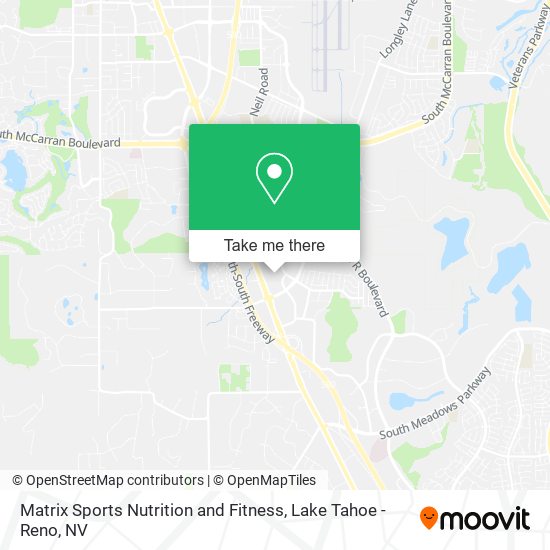 Matrix Sports Nutrition and Fitness map