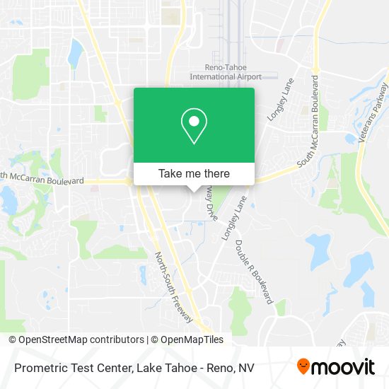 Mapa de Prometric Test Center