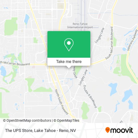 The UPS Store map