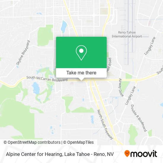 Alpine Center for Hearing map