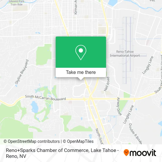 Reno+Sparks Chamber of Commerce map