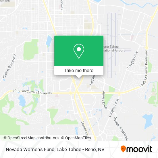 Nevada Women's Fund map