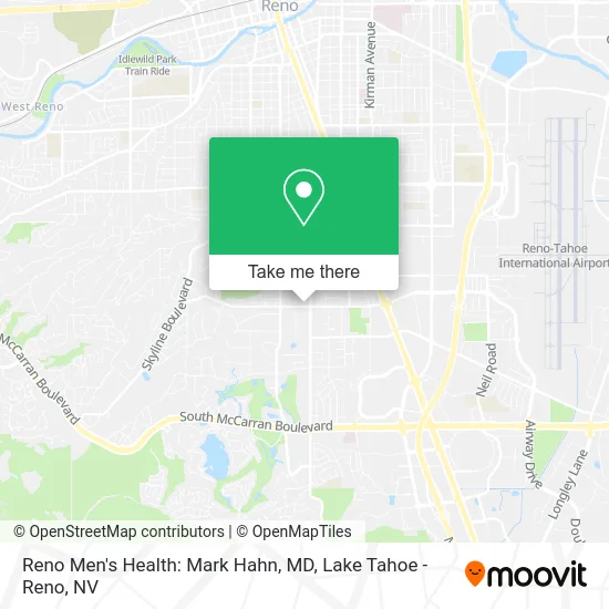 Reno Men's Health: Mark Hahn, MD map