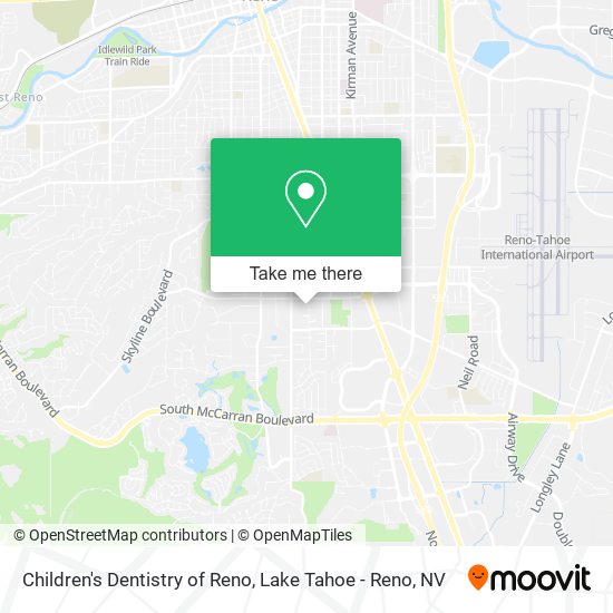 Children's Dentistry of Reno map