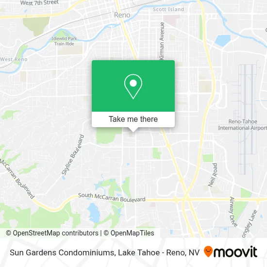Sun Gardens Condominiums map