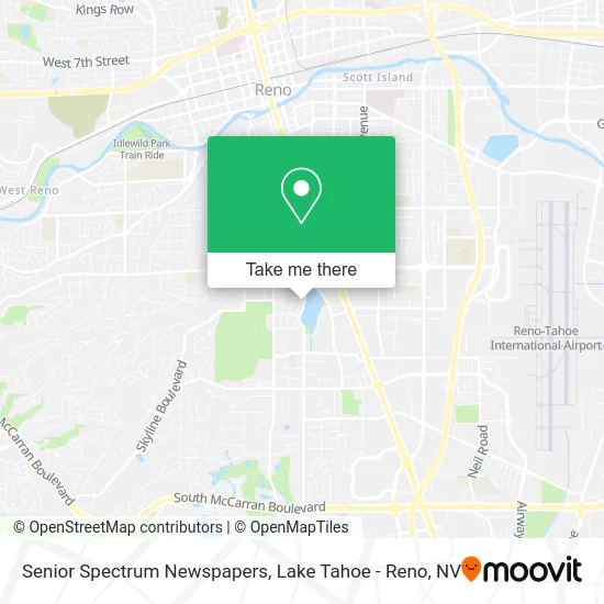 Senior Spectrum Newspapers map