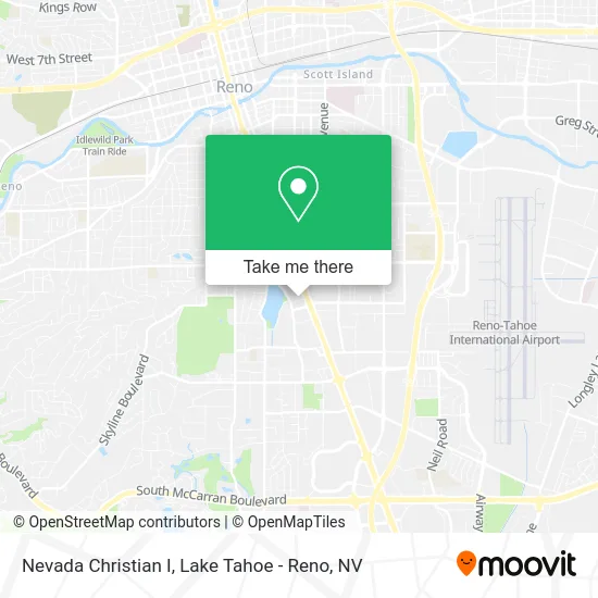 Nevada Christian I map