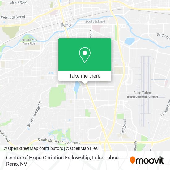 Center of Hope Christian Fellowship map