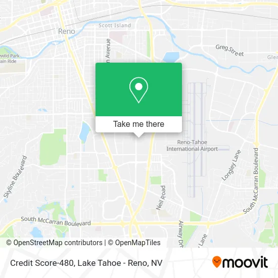 Credit Score-480 map