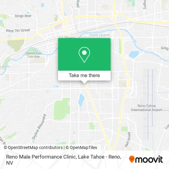 Reno Male Performance Clinic map