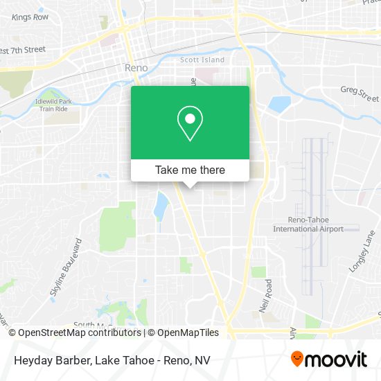 Heyday Barber map