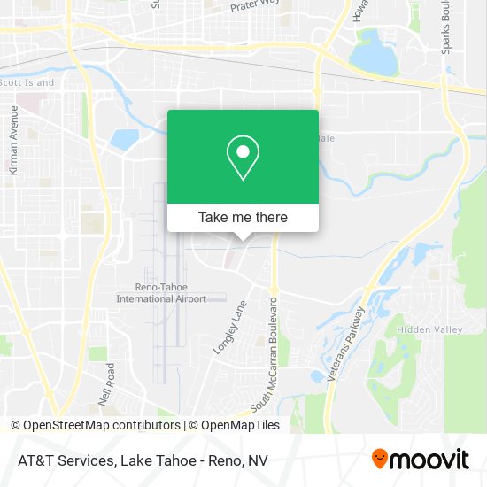 AT&T Services map