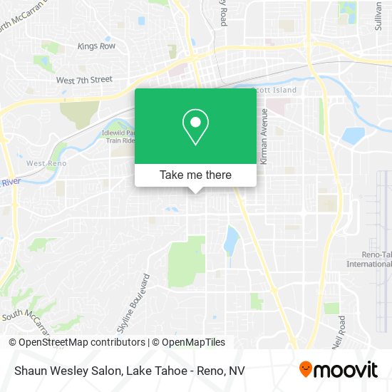 Shaun Wesley Salon map