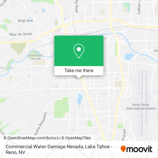Commercial Water Damage Nevada map
