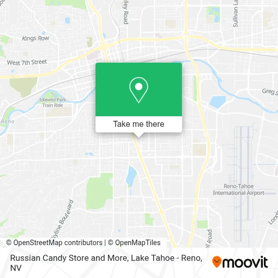 Russian Candy Store and More map