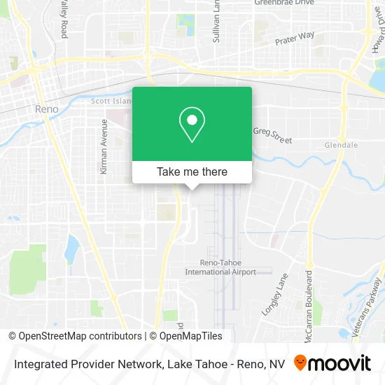 Integrated Provider Network map