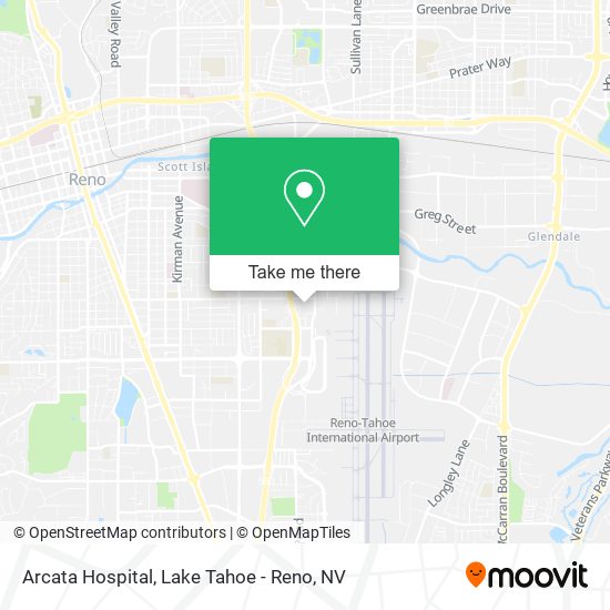 Arcata Hospital map